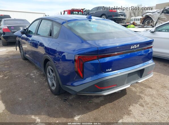 3KPFT4DE1SE169968 2025 KIA K4 Синий Задняя левая четверть