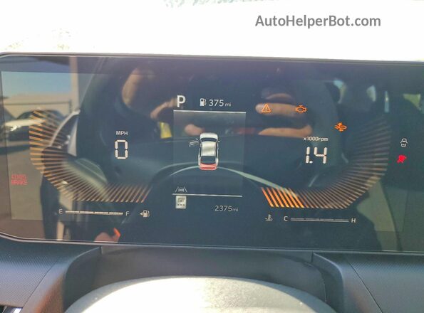 3KPFT4DE5TE258086 2026 KIA K4 Серебряный Вид щитка приборов