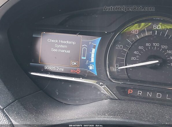 3LN6L2LU0GR620722 2016 LINCOLN MKZ HYBRID Gray Widok tylnych siedzeń