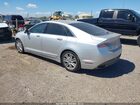 2016 Lincoln Mkz Hybrid   Silver vin: 3LN6L2LU1GR622592