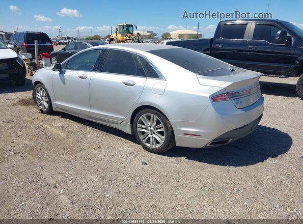 3LN6L2LU1GR622592 2016 LINCOLN MKZ HYBRID Silver Trasero izquierdo