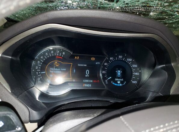 3LN6L5D95KR614791 2019 LINCOLN MKZ Коричневый Вид щитка приборов