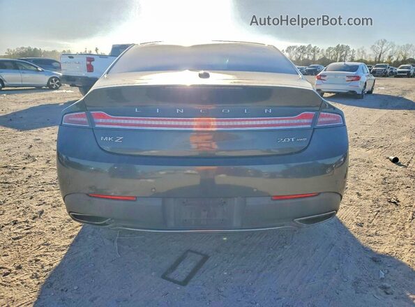 3LN6L5D98JR607901 2018 LINCOLN MKZ Серый Вид сзади