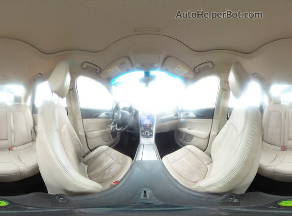 3LN6L5E92LR612951 2020 LINCOLN MKZ White Widok wnętrza 360 stopni