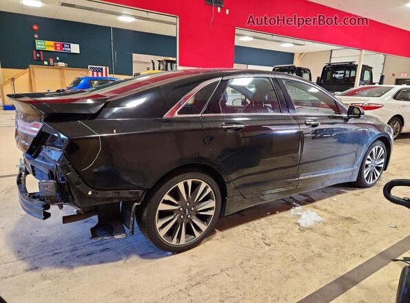 3LN6L5F97JR629322 2018 LINCOLN MKZ Black Задня права чверть