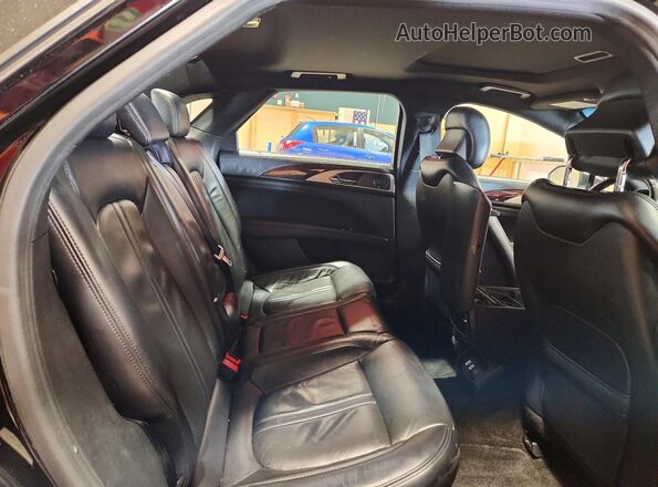 3LN6L5F97JR629322 2018 LINCOLN MKZ Black Вид задніх сидінь
