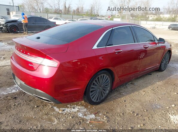 3LN6L5F99JR608410 2018 LINCOLN MKZ Красный Задняя правая четверть