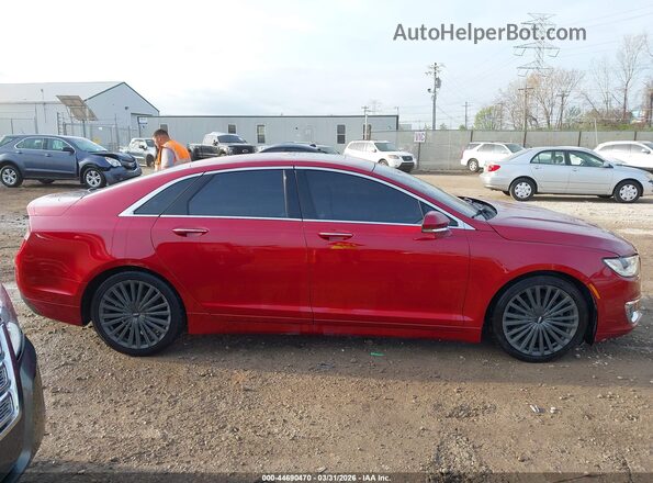 3LN6L5F99JR608410 2018 LINCOLN MKZ Красный Панорамный вид салона 360°