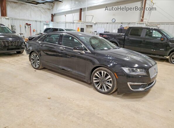 3LN6L5F99KR632594 2019 LINCOLN MKZ Black Передня права чверть