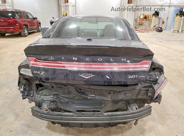 3LN6L5F99KR632594 2019 LINCOLN MKZ Black Вид ззаду