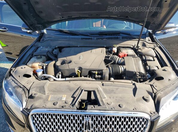 3LN6L5FC7JR627095 2018 LINCOLN MKZ Черный Вид задней части салона