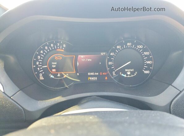 3LN6L5FC7JR627095 2018 LINCOLN MKZ Черный Вид щитка приборов