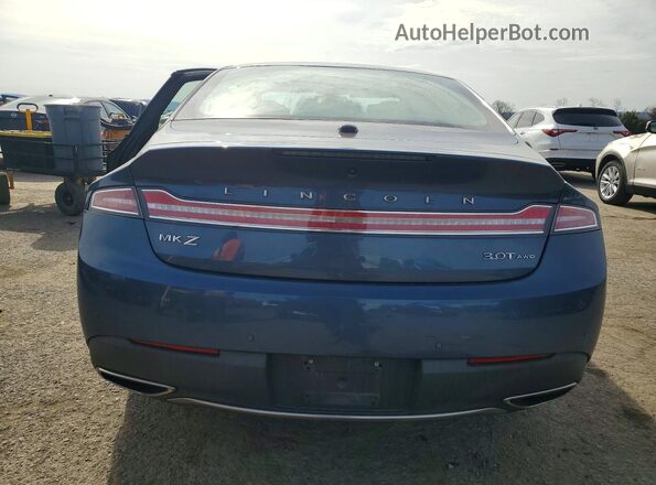 3LN6L5FC7KR613604 2019 LINCOLN MKZ Синий Вид сзади