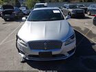 2017 Lincoln Mkz Hybrid Reserve Серебряный vin: 3LN6L5MU2HR644537