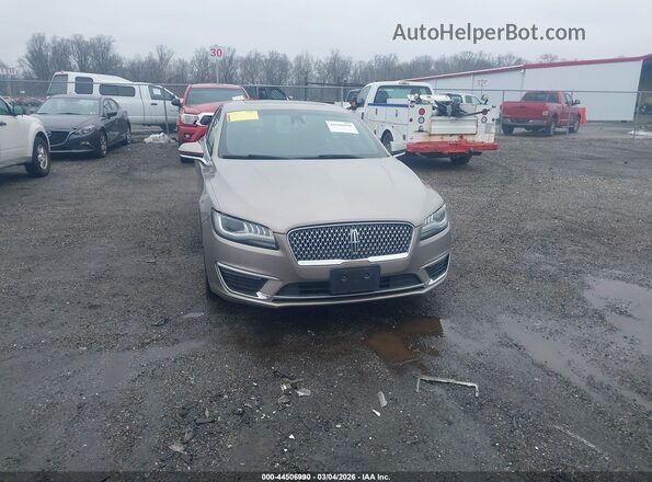 3LN6L5MU2JR603850 2018 LINCOLN MKZ HYBRID Tan Widok zestawu wskaźników