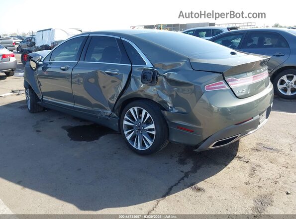 3LN6L5MU4HR655460 2017 LINCOLN MKZ HYBRID Gray Trasero izquierdo