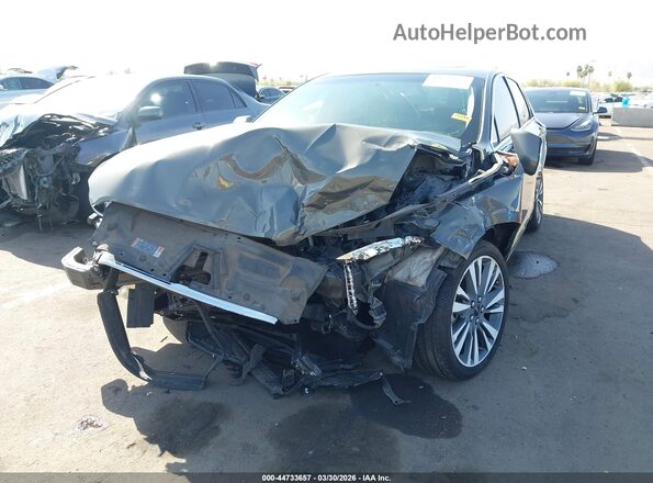3LN6L5MU4HR655460 2017 LINCOLN MKZ HYBRID Gray Vista frontal