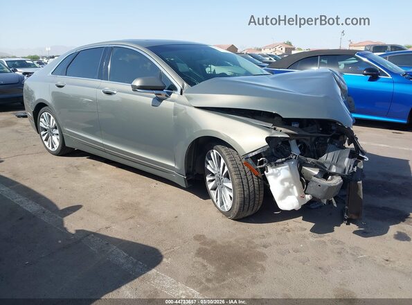 3LN6L5MU4HR655460 2017 LINCOLN MKZ HYBRID Gray Delantero derecho
