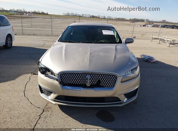3LN6L5MU9HR656958 2017 LINCOLN MKZ HYBRID Желто-коричневый Вид задней части салона