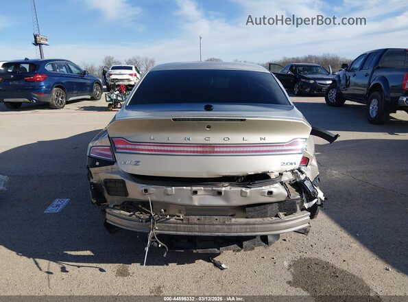 3LN6L5MU9HR656958 2017 LINCOLN MKZ HYBRID Желто-коричневый 