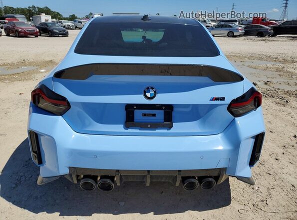 3MF13DM04R8E42079 2024 BMW M2 Синий Вид сзади