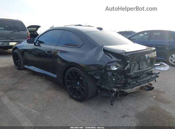 3MF13DM05R8D80546 2024 BMW M2 Черный Задняя левая четверть