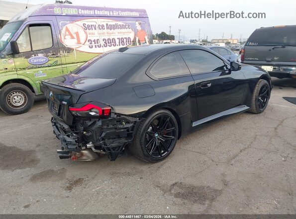 3MF13DM05R8D80546 2024 BMW M2 Черный Задняя правая четверть