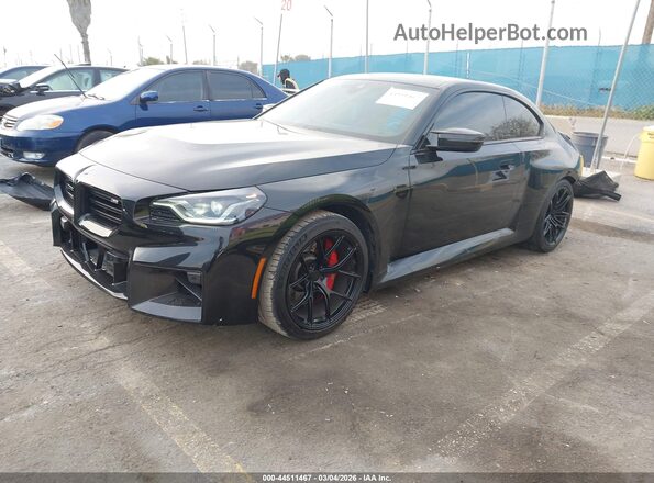 3MF13DM05R8D80546 2024 BMW M2 Черный Передняя левая четверть