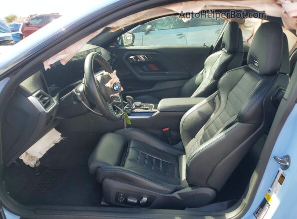 3MF13DM09P8D02560 2023 BMW M2 Blue Widok wnętrza z przodu