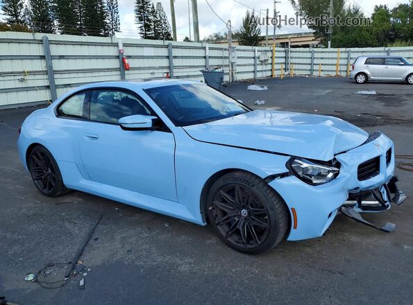 3MF13DM09P8D02560 2023 BMW M2 Blue Przód prawy