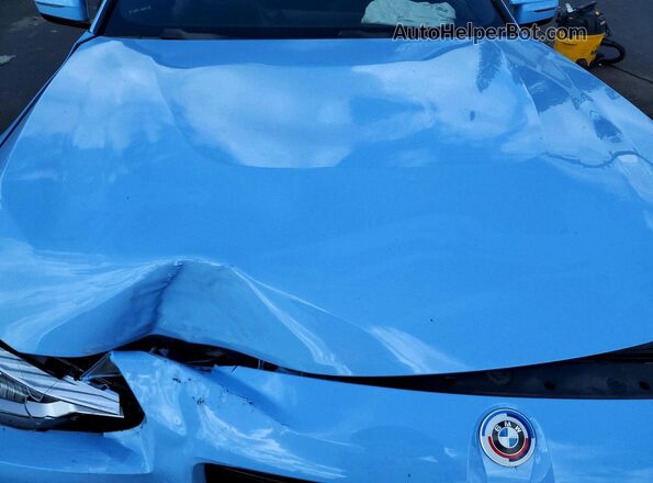 3MF13DM09P8D02560 2023 BMW M2 Blue Widok wnętrza z tyłu