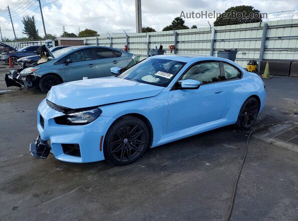 3MF13DM09P8D02560 2023 BMW M2 Blue Przód lewy