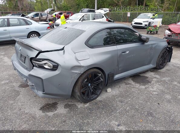 3MF23DM00S8F08640 2025 BMW M2 Gray Tył prawy