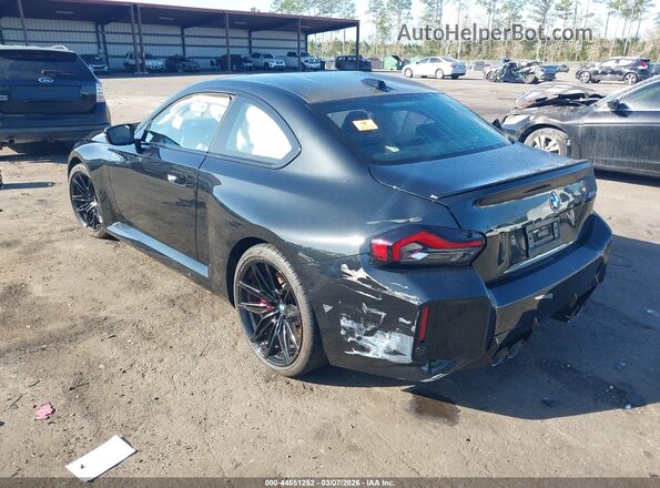 3MF23DM00S8F72676 2025 BMW M2 Black უკანა მარცხენა
