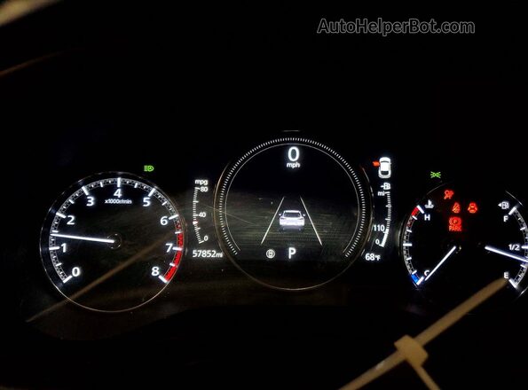 3MVDMBCLXLM118676 2020 MAZDA CX-30 Blue ხელსაწყოთა პანელის ხედი