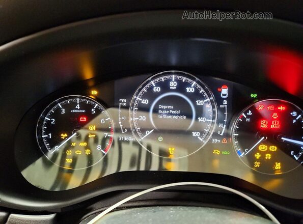 3MVDMBCM4RM661121 2024 MAZDA CX-30 Синий Вид щитка приборов