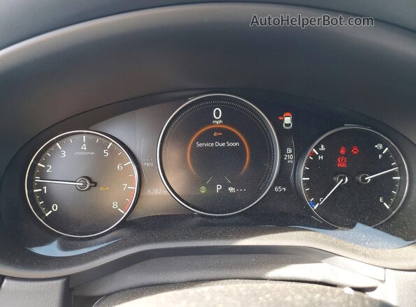 3MVDMBCM8RM720008 2024 MAZDA CX-30 Black Vista del cuadro de instrumentos