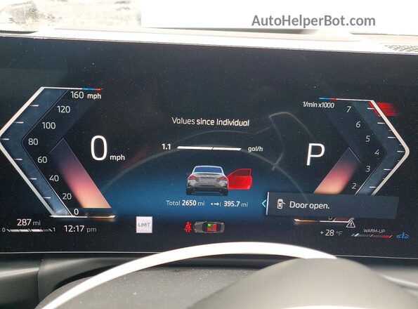 3MW23CM03T8F89712 2026 BMW OTHER Gray Instrument cluster view