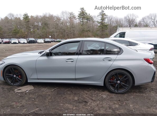 3MW49FF08P8C96254 2023 BMW M3 Gray სალონის 360-გრადუსიანი ხედი