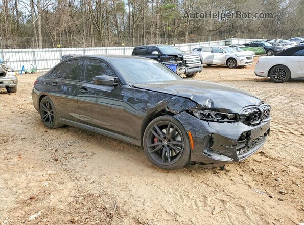 3MW49FS01P8D04510 2023 BMW M3 Черный Передняя правая четверть