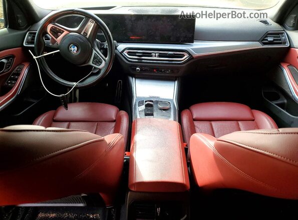 3MW49FS01P8D04510 2023 BMW M3 Черный Вид панели приборов