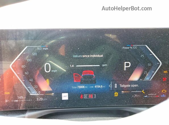 3MW49FS01P8D04510 2023 BMW M3 Черный Вид щитка приборов