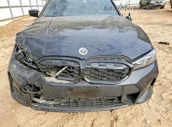 3MW49FS01P8D04510 2023 BMW M3 Черный Вид задней части салона