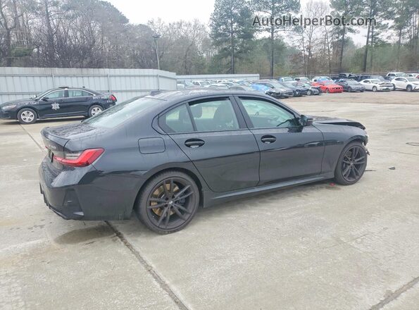 3MW49FS02P8C85675 2023 BMW M3 Black Հետևի աջ