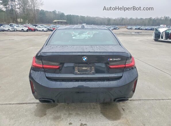 3MW49FS02P8C85675 2023 BMW M3 Black Հետևի տեսք