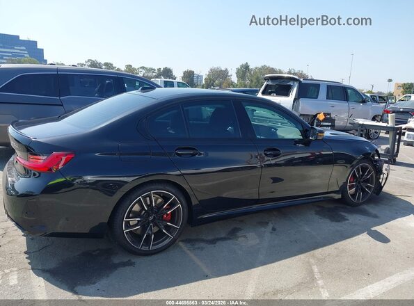 3MW49FS06P8C90071 2023 BMW M3 Black Vista interior trasera