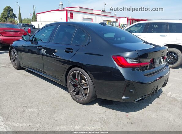 3MW49FS06P8C90071 2023 BMW M3 Black Trasero izquierdo