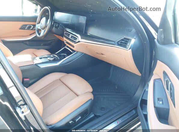 3MW49FS06R8E21891 2024 BMW M3 Black Widok wnętrza z przodu