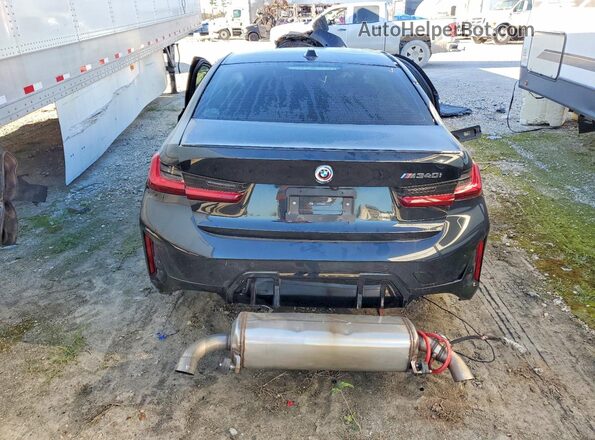 3MW49FS08R8E05238 2024 BMW M3 Black Widok z tyłu