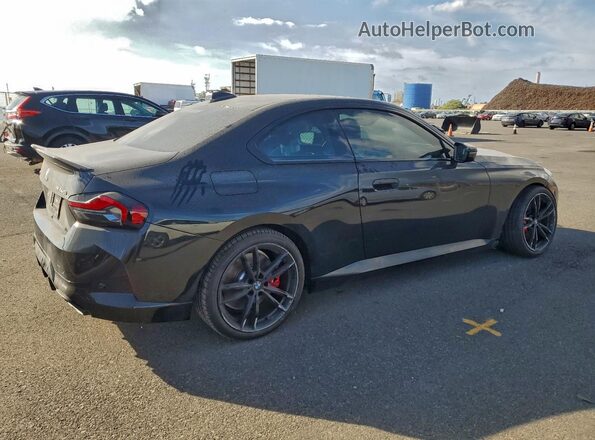 3MW53CM02N8C78644 2022 BMW M2 Черный Задняя правая четверть